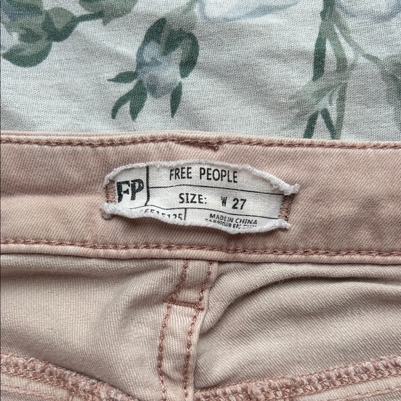 Old School Free People Pale Mauve Pink Bell Bottoms, 27 - Picture 3 of 9